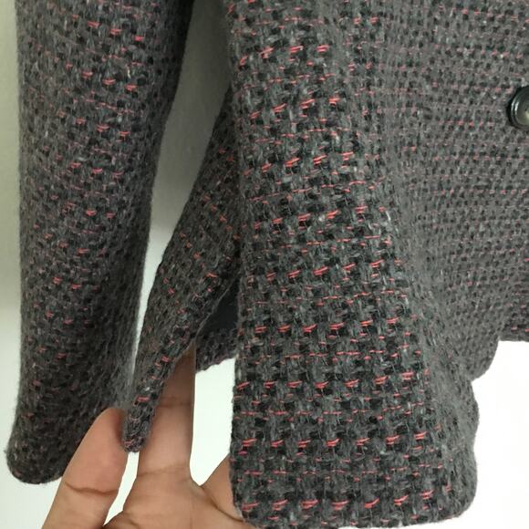 Ellen Tracy Women's Fashion Gray Wool Blazer Size 6 | Style TEMU9889 Calypso - Picture 6 of 10